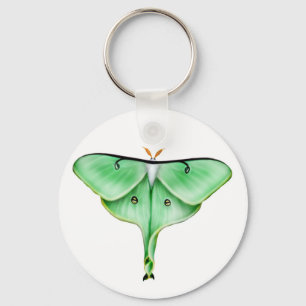 Luna Moth Keychain
