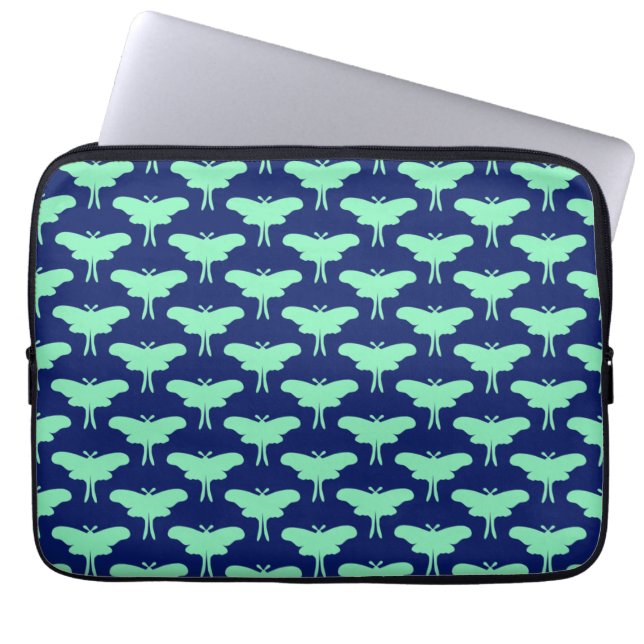 Luna Moth Laptop Sleeve (Front)