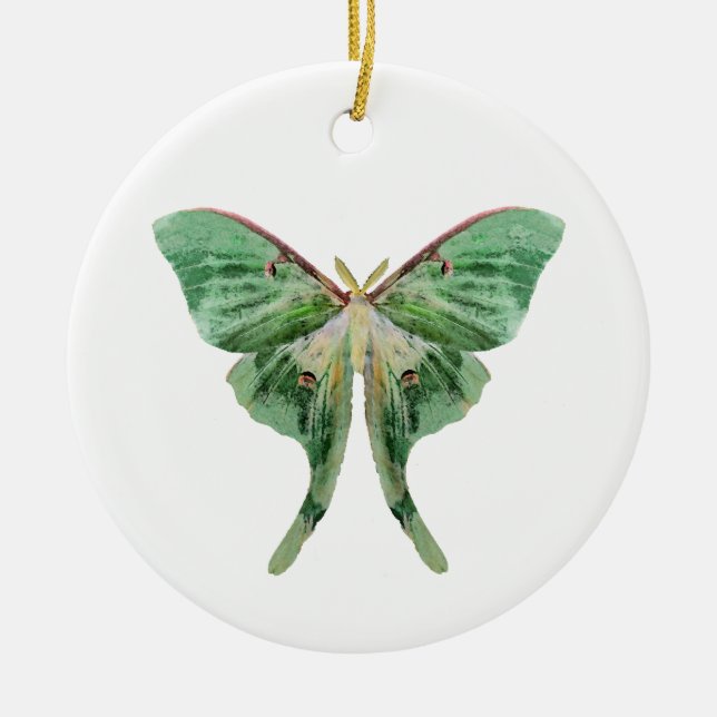 Luna Moth Ornament (Front)
