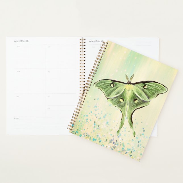 Luna Moth Planner (Display)
