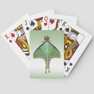 Luna Moth Playing Cards