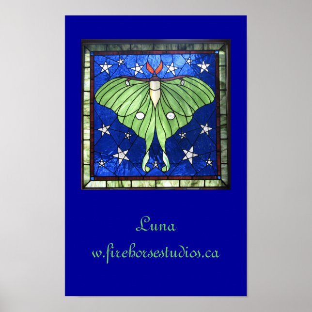 Luna Moth Poster (Front)