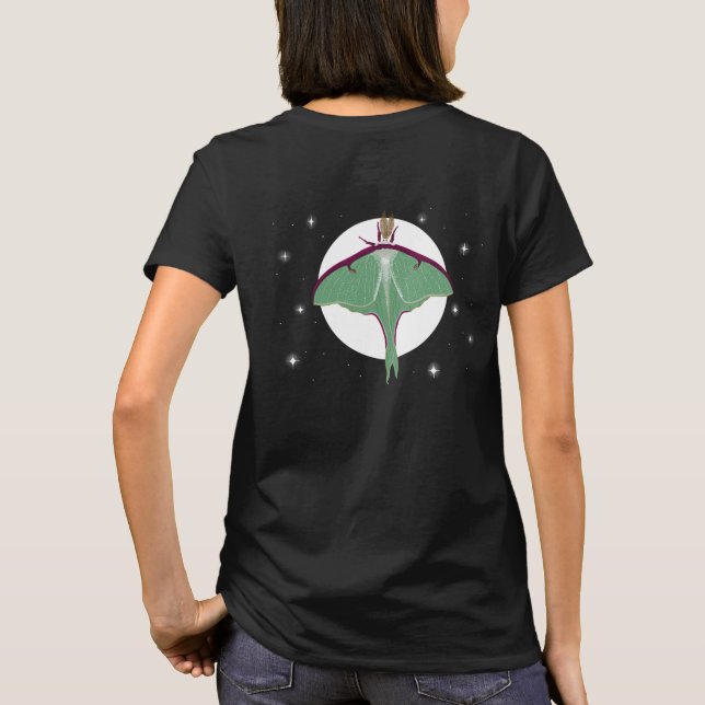 Luna Moth  T-Shirt (Back)