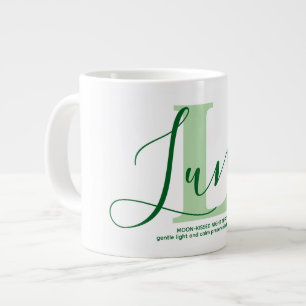 Luna Name Meaning Monogram Large Coffee Mug