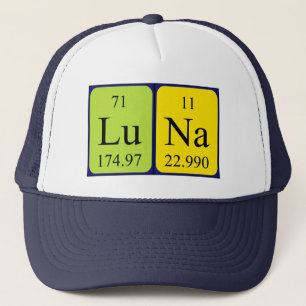 Luna periodic table name hat