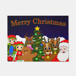 Lunar and Willow's Christmas Wish Doormat