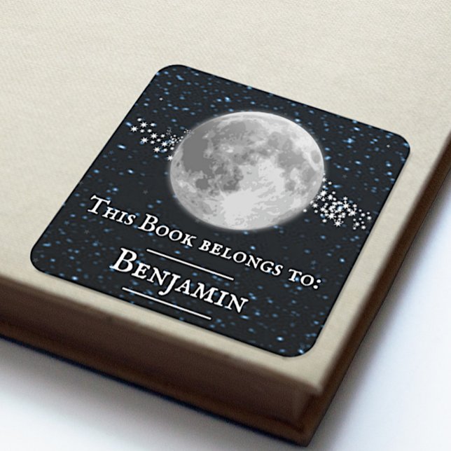 Lunar Book Sticker (Lunar Personalized Book Sticker)