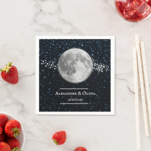 Lunar Bridal Shower Napkin