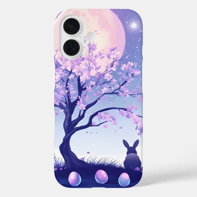 Lunar Bunny Night Case-Mate iPhone Case (Back)