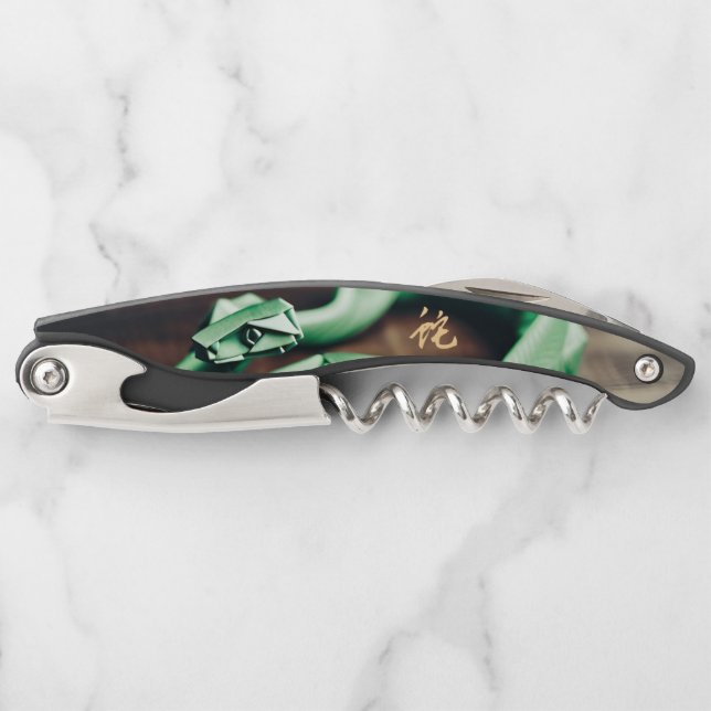 Lunar Chinese New Year Snake Monogram Birthday CS2 Corkscrew (Front)