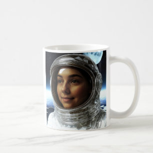 Lunar cosmonaut coffee mug