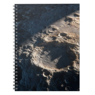 Lunar Crater Moon Surface Notebook