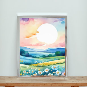 Lunar Daisies Photo Print