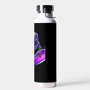 Lunar Drift Skateboard water bottles Neon Space 