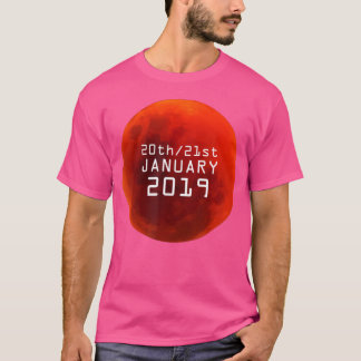 Lunar Eclipse Blood Red Moon Astronomy T-Shirt