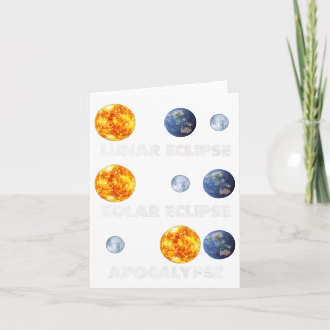 Lunar Eclipse  Card (Front)
