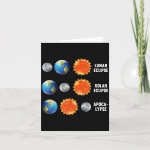 Lunar Eclipse Eclipse Solar Card