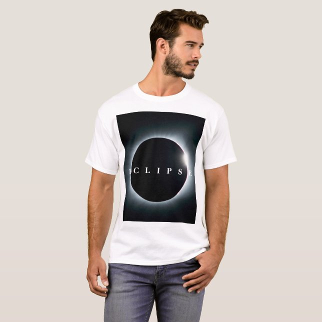 Lunar Eclipse Images Pics of Lunar Eclipse Photo T-Shirt (Front Full)