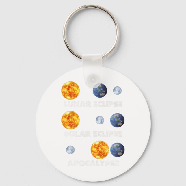 Lunar Eclipse  Key Ring (Front)