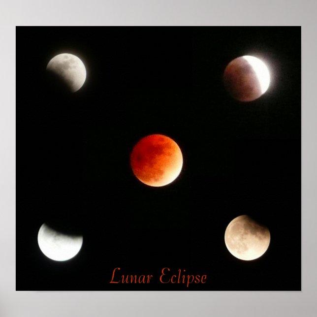 Lunar Eclipse Poster (Front)