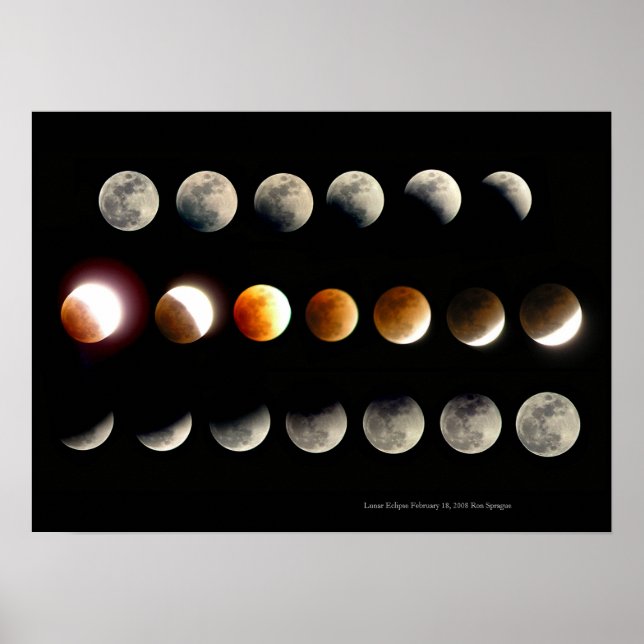 Lunar Eclipse Poster (Front)