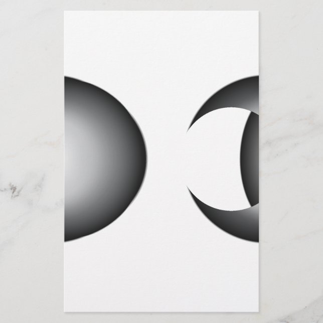lunar eclipse stationery (Front)