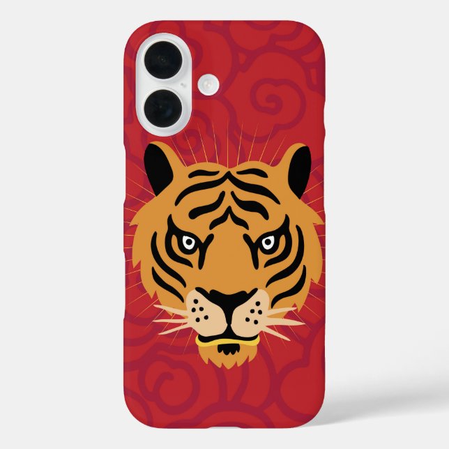 Lunar Fierce Tiger Case-Mate iPhone Case (Back)
