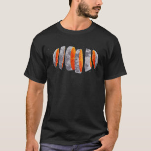 Lunar Fruit  Sliced Moon  Digital Collage Artwork  T-Shirt
