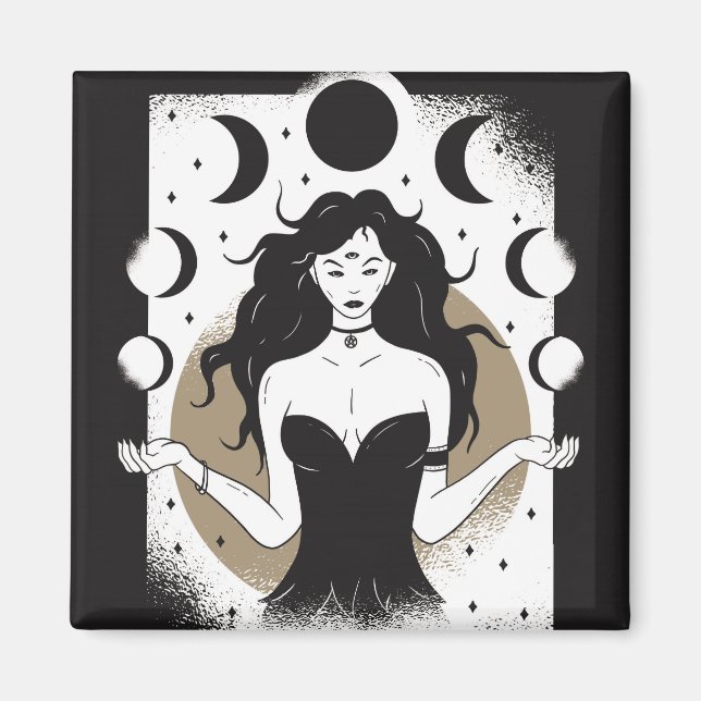 Lunar Goddess Magnet (Front)