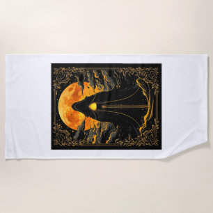 Lunar Keeper Beach Towel