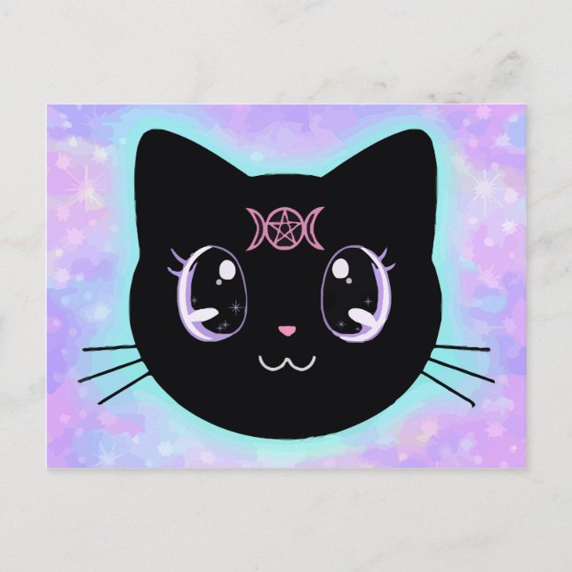 Lunar Kitty Postcard (Front)