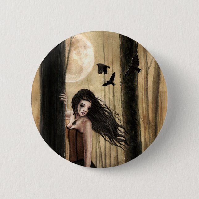 Lunar Lament Gothic Button (Front)