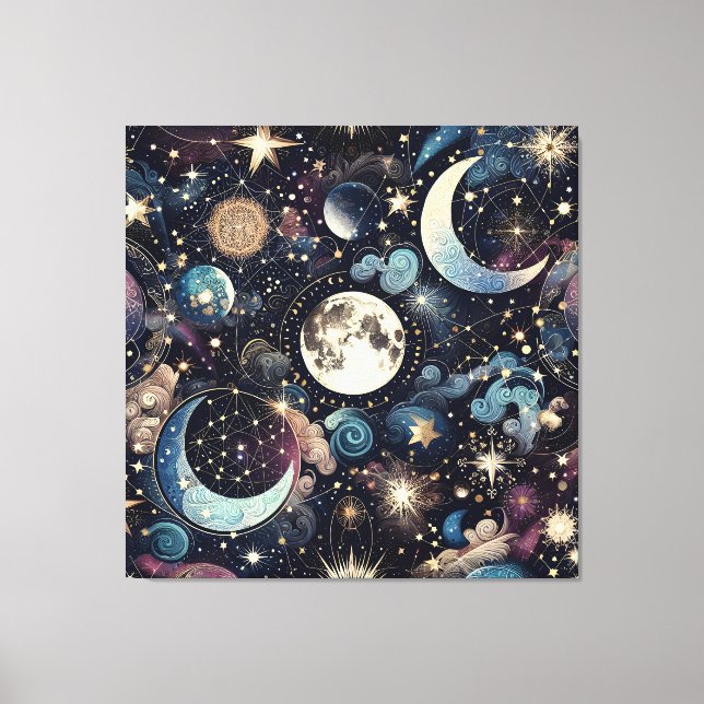 Lunar Magic Canvas Print (Front)