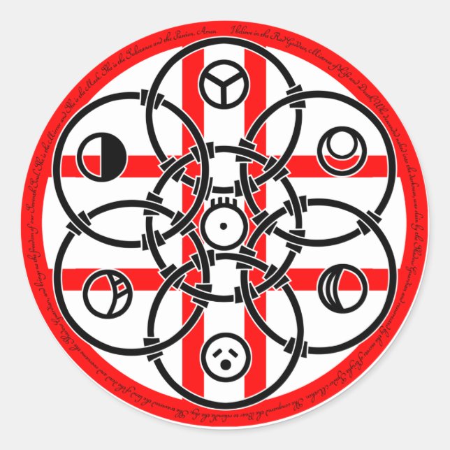 Lunar Marker Classic Round Sticker (Front)