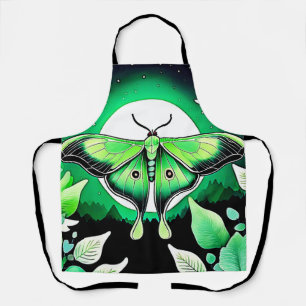 Lunar Moth Night Apron