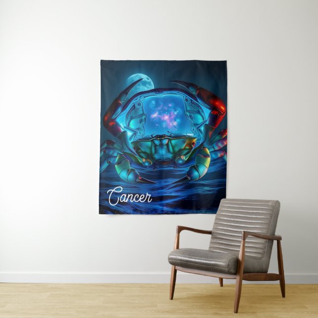 Lunar Nebula Cancer Wall Tapestry (In Situ)