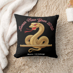 Lunar New Year 2025 Celebrating the Year of Snake Cushion