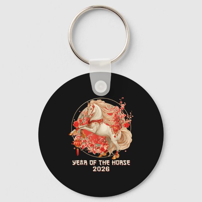 Lunar New Year 2026 Chinese Decoration Year Of The Key Ring (Front)