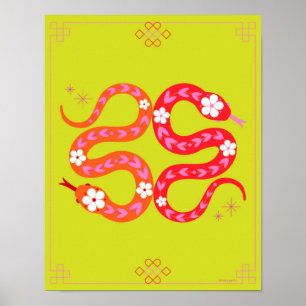 Lunar New Year - Chinese New Year of the Snake Poster