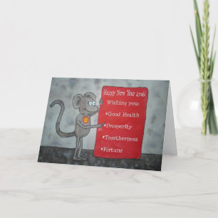 Lunar New Year Chinese Year of the Rat Card