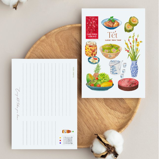Lunar New Year Food Postcard (Creator Uploaded)