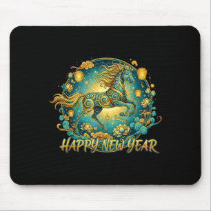 Lunar New Year Happy Chinese New Year Of The Horse Mouse Pad