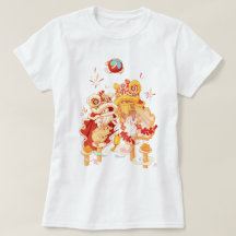 Lunar New Year Lion Dance Rabbit Women's T-Shirt