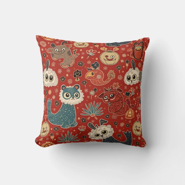 Lunar New Year Pillow Cushion (Front)