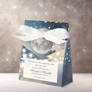 Lunar Night Sky Wedding Favour Box