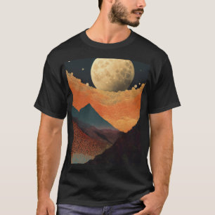 Lunar Noir: Avant-Garde T-Shirt Designs