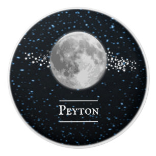 Lunar Personalised Ceramic Knob