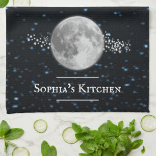Lunar Personalised Kitchen Towel