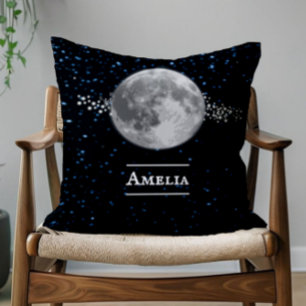 Lunar Personalised Throw Pillow