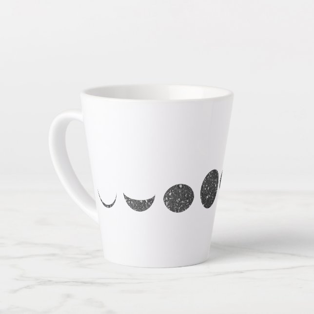 Lunar Phase Coffee Mug (Left Angle)